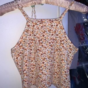 Floral halter top from garage💌
